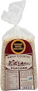 Amish Country Popcorn | 2 Lb Medium White Popcorn | Old Fashioned, Non-GMO and Gluten Free (2lb Bags)