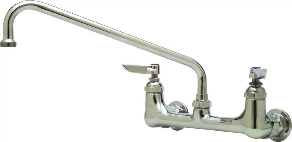 Wall Mount Double Pantry Faucet (Set of 6)-0