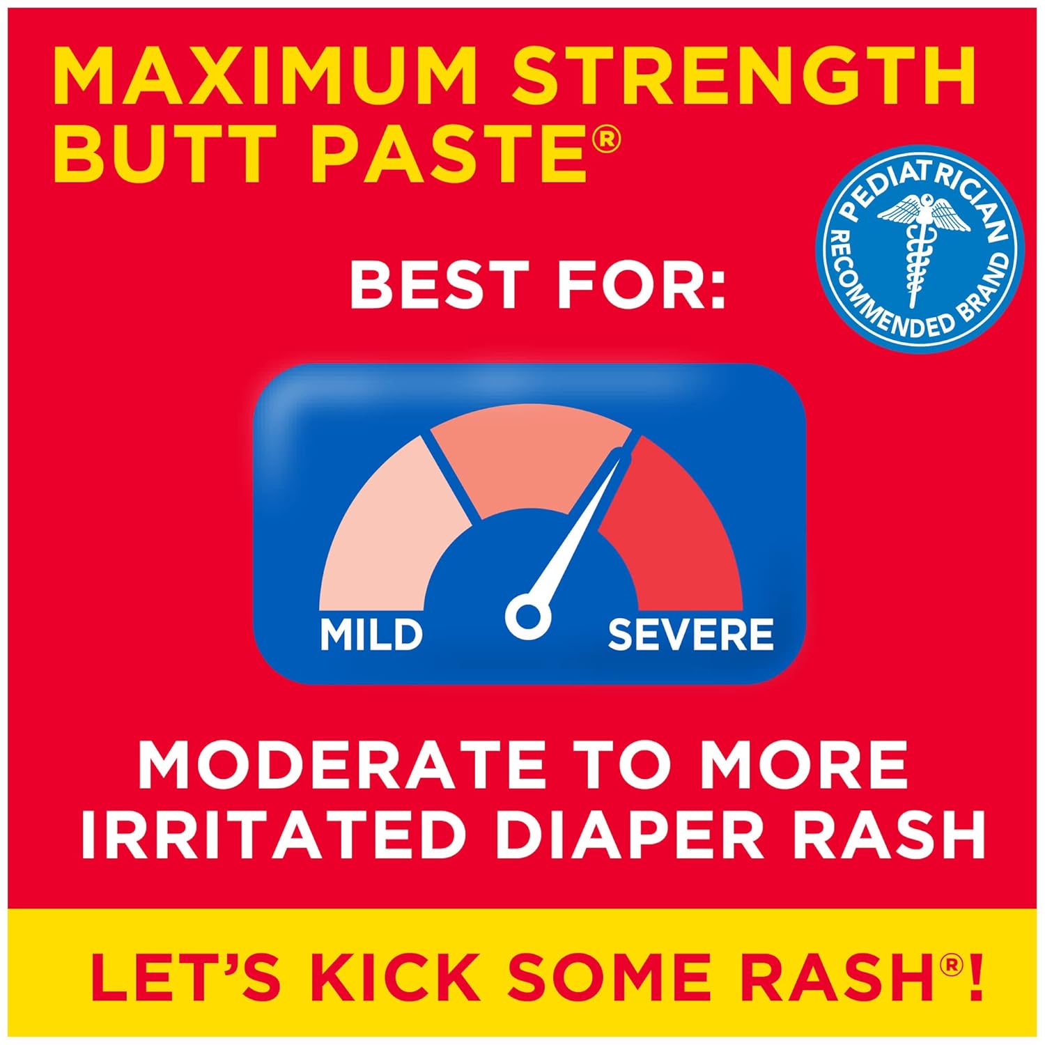 Boudreaux's Butt Paste Maximum Strength Diaper Rash Cream, Ointment for Baby, 2 oz Tube-1