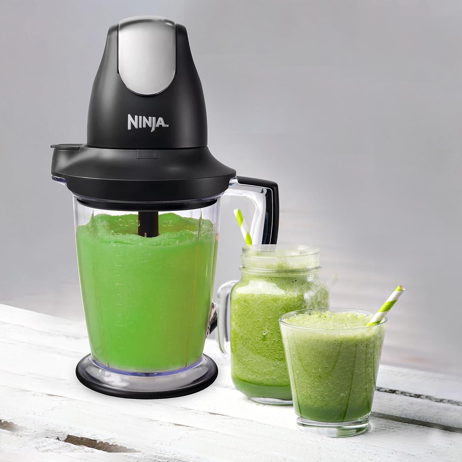 Ninja QB1004 Blender/Food Processor with 450-Watt Base, 48oz Pitcher, 16oz Chopper Bowl, and 40oz Processor Bowl for Shakes, Smoothies, and Meal Prep,Black-11