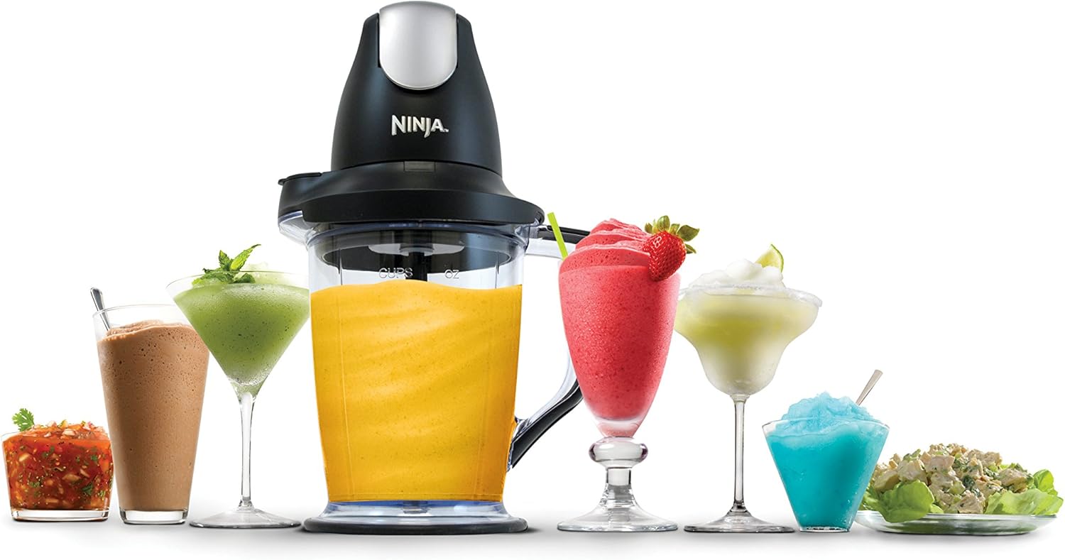 Ninja QB1004 Blender/Food Processor with 450-Watt Base, 48oz Pitcher, 16oz Chopper Bowl, and 40oz Processor Bowl for Shakes, Smoothies, and Meal Prep,Black-7