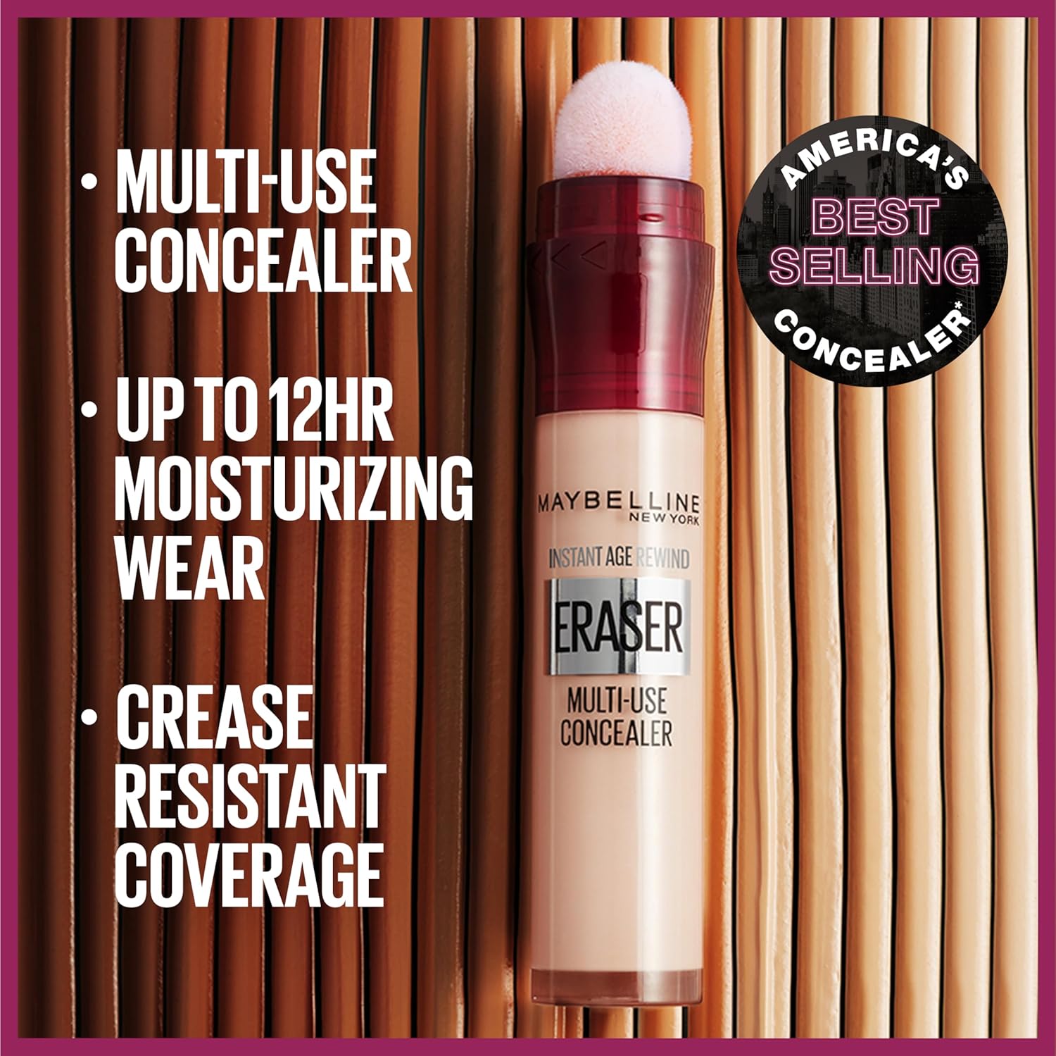 Maybelline Instant Age Rewind Eraser Dark Circles Treatment Multi-Use Concealer, 110, 1 Count (Packaging May Vary)-3