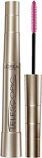 L’Oreal Paris Makeup Original Telescopic Mascara, Separating Mascara Volume and Length Formula, Washable, Black, 0.27 Fl Oz., 1 Count