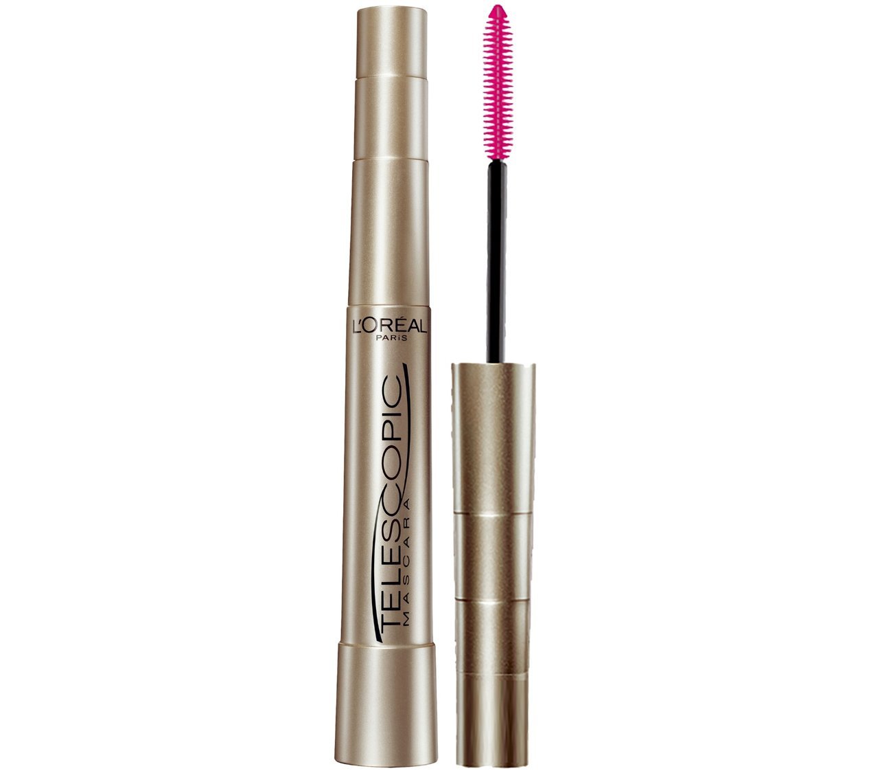 L’Oreal Paris Makeup Original Telescopic Mascara, Separating Mascara Volume and Length Formula, Washable, Black, 0.27 Fl Oz., 1 Count-0