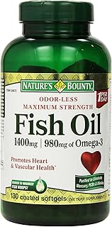 Nature's Bounty Fish Oil 1400 Mg 130 Softgels