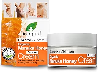 Organic Manuka Honey Rescue Cream Bioactive Skincare (1.7 Fluid Ounces)