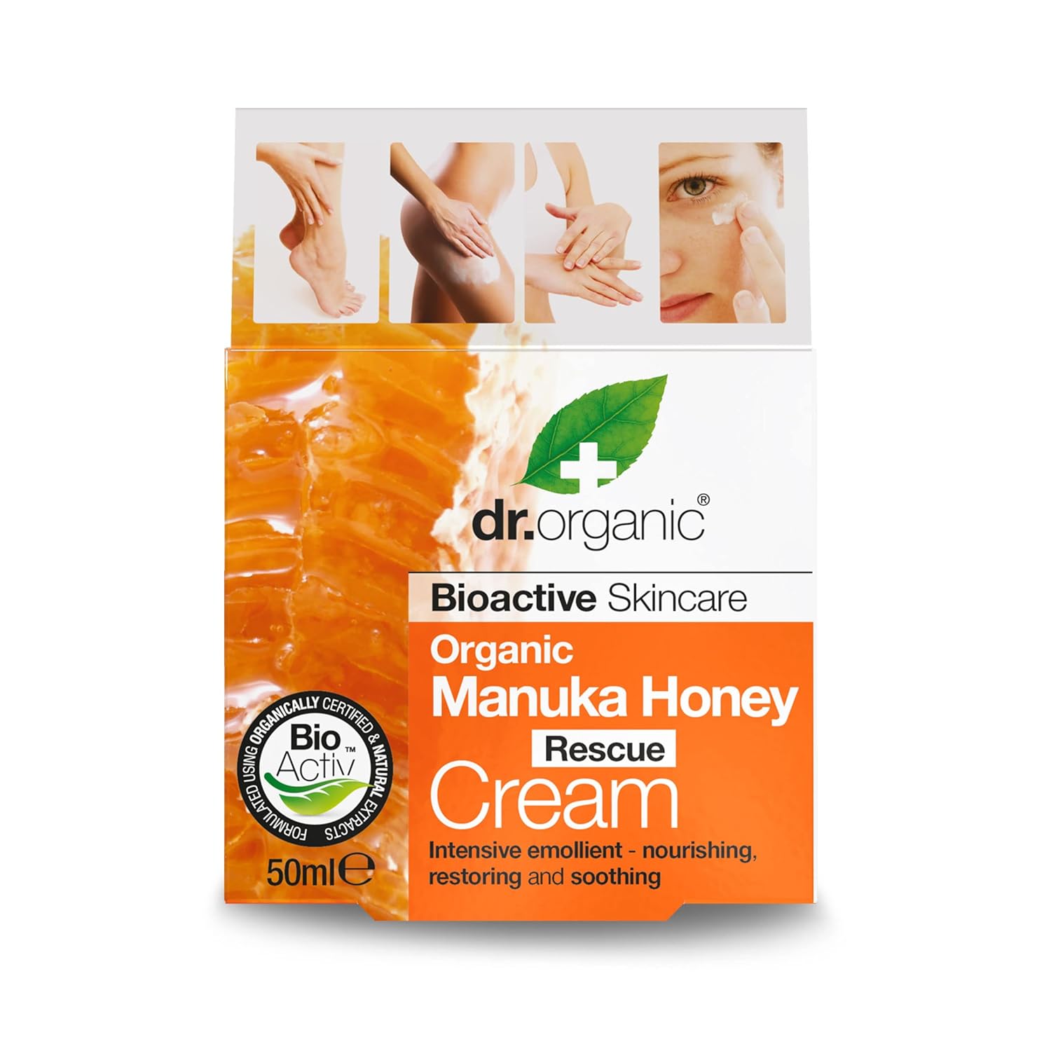 Organic Manuka Honey Rescue Cream Bioactive Skincare (1.7 Fluid Ounces)-7