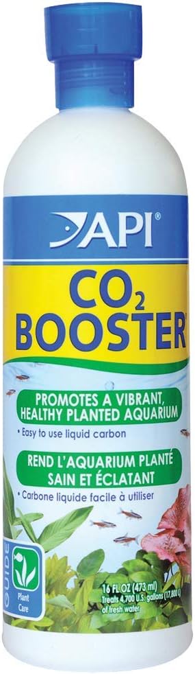 API Co2 Booster Freshwater Aquarium Plant Treatment 16 oz Bottle, Brown-0