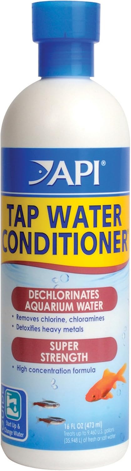 API TAP WATER CONDITIONER Aquarium Water Conditioner 16-Ounce Bottle-0