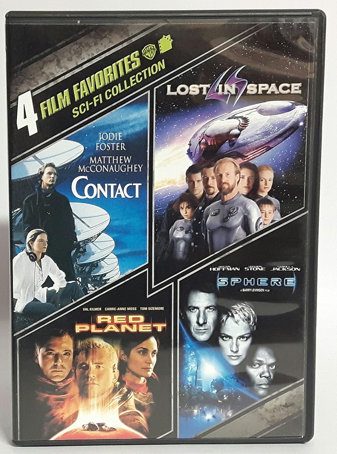 4 Film Favorites: Sci-Fi (Contact, Lost in Space, Red Planet, Sphere)-0