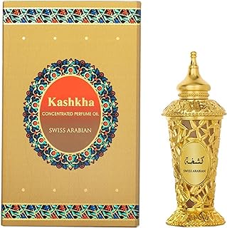 Swiss Arabian Kashkha - Luxury Products From Dubai - Long Lasting And Addictive Personal Perfume Oil Fragrance - A Seductive Signature Aroma - 0.6 Oz