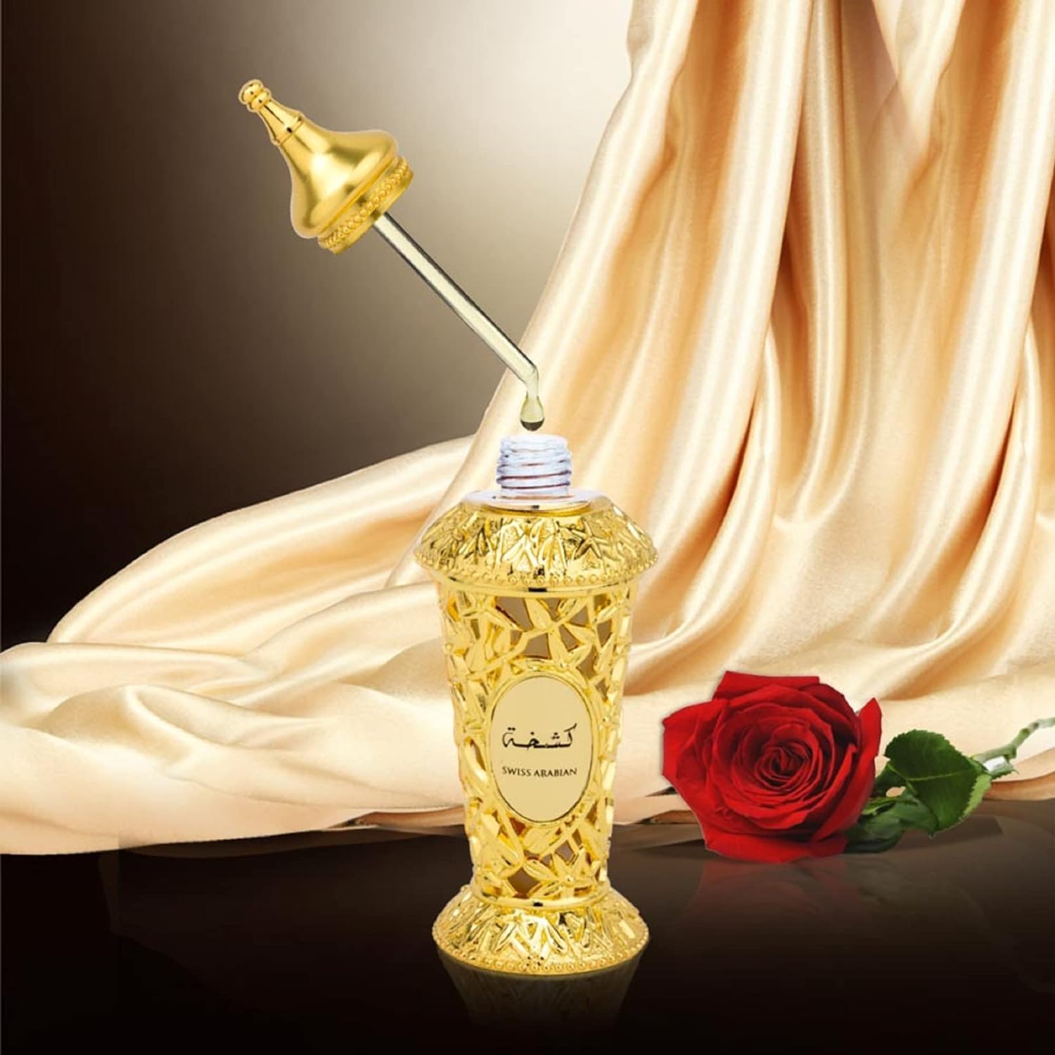 Swiss Arabian Kashkha - Luxury Products From Dubai - Long Lasting And Addictive Personal Perfume Oil Fragrance - A Seductive Signature Aroma - 0.6 Oz-2