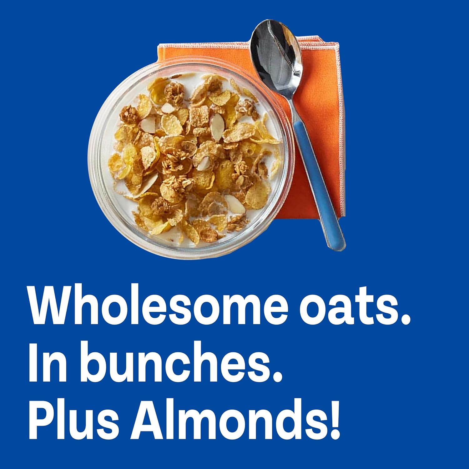 Honey Bunches of Oats with Almonds, Heart Healthy, Low Fat, made with Whole Grain Cereal, 18 Ounce Box-2