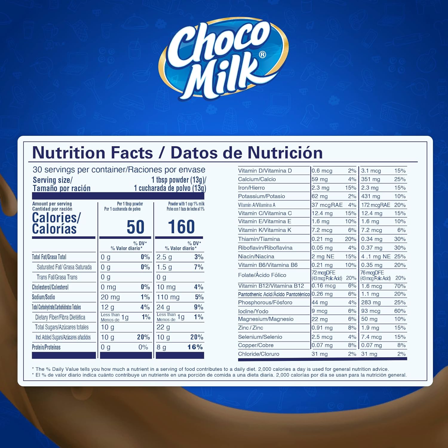 Choco Milk Powdered Chocolate Drink Mix 28 Oz-6