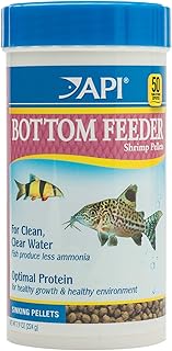 API BOTTOM FEEDER PELLETS WITH SHRIMP Fish Food 7.9-Ounce Container (Pack of 1)