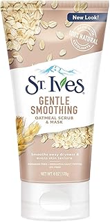 St. Ives Nourishing and Smoothing Face Scrub and Mask with Oats, 6 ounces