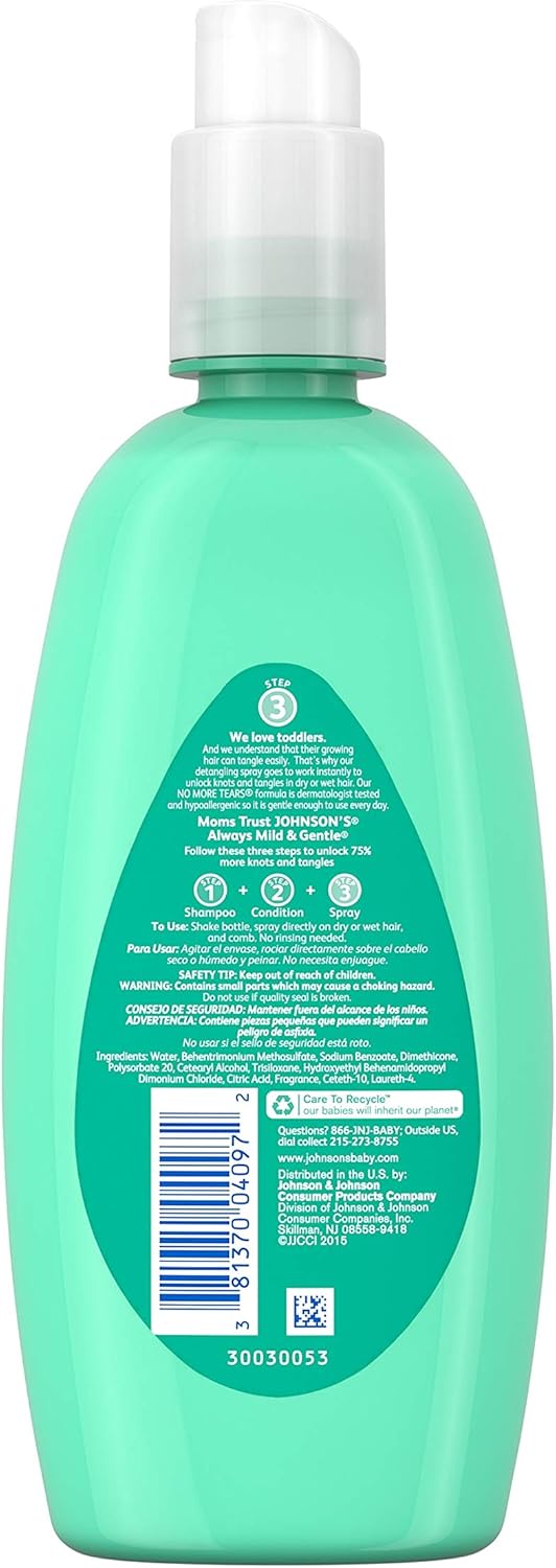 Johnson's Buddies No More Tangles Hair Detangler For Kids, 10 Fl. Oz.-1