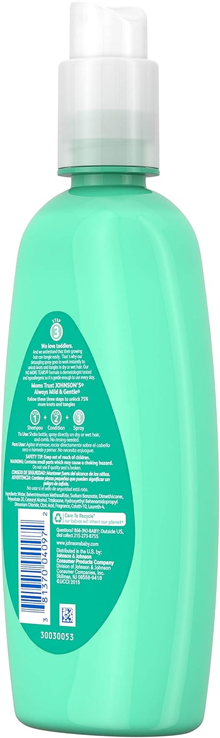 Johnson's Buddies No More Tangles Hair Detangler For Kids, 10 Fl. Oz.-4