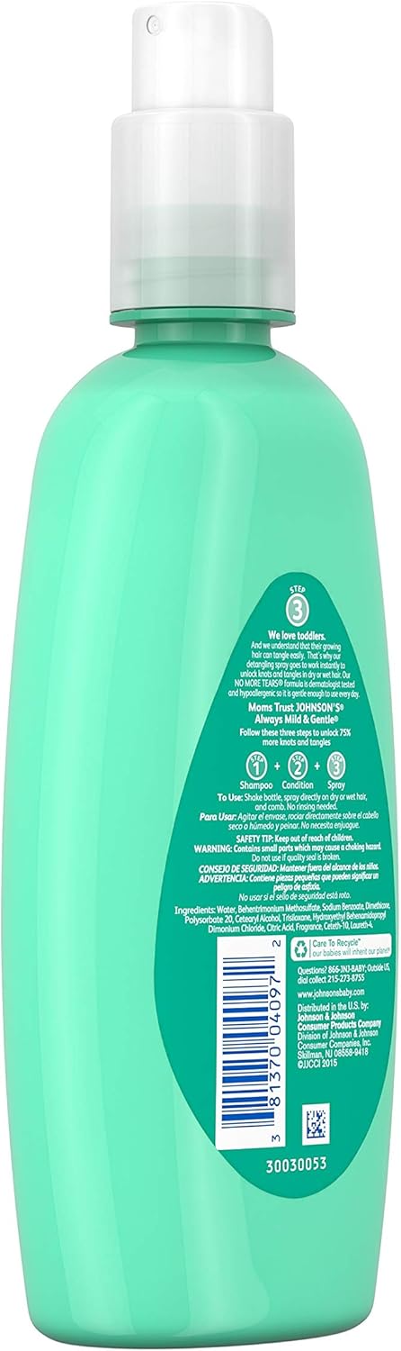 Johnson's Buddies No More Tangles Hair Detangler For Kids, 10 Fl. Oz.-5