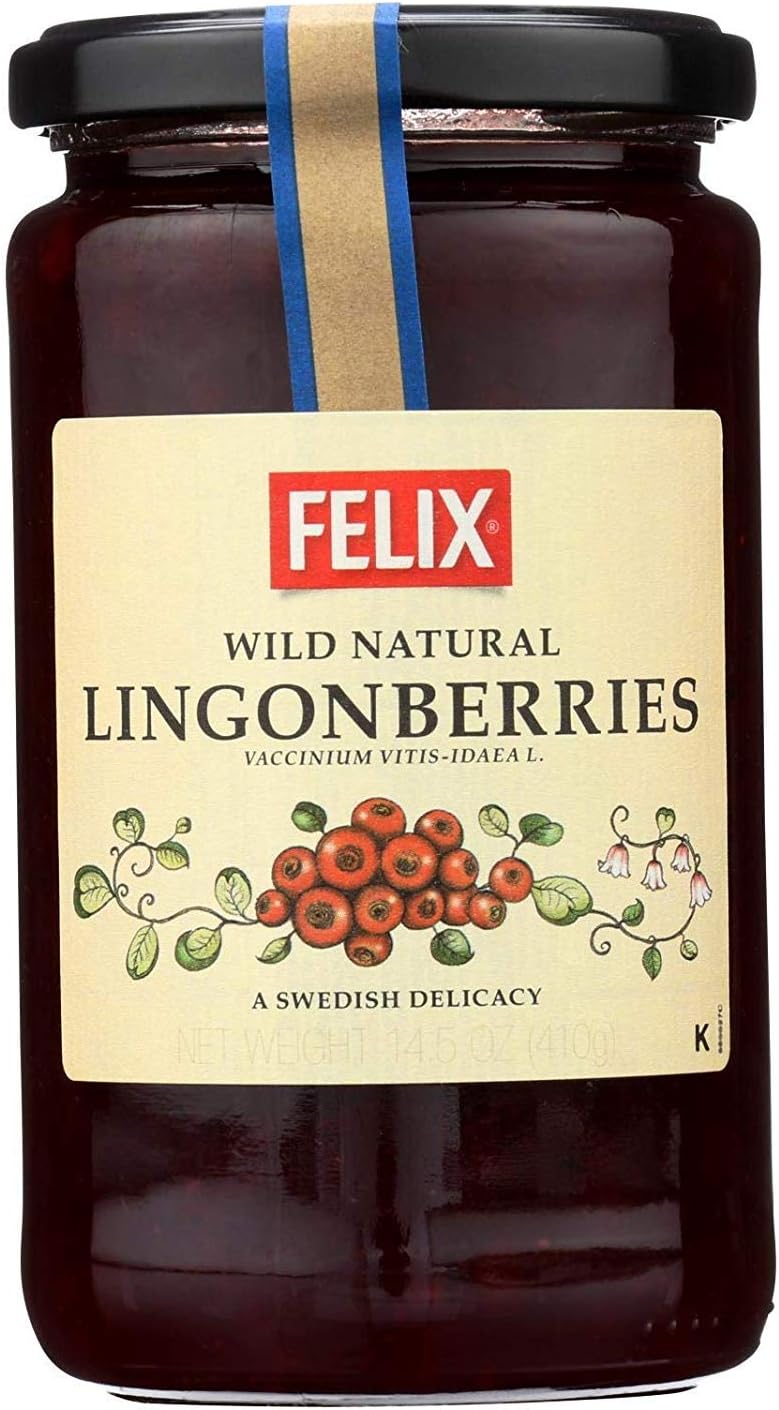 Felix Wild Lingonberries Spread, 14.5 Ounce (Pack of 8)-0