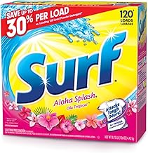 Surf Powder Laundry Detergent, Aloha Splash, 156 Ounce, 120 Loads