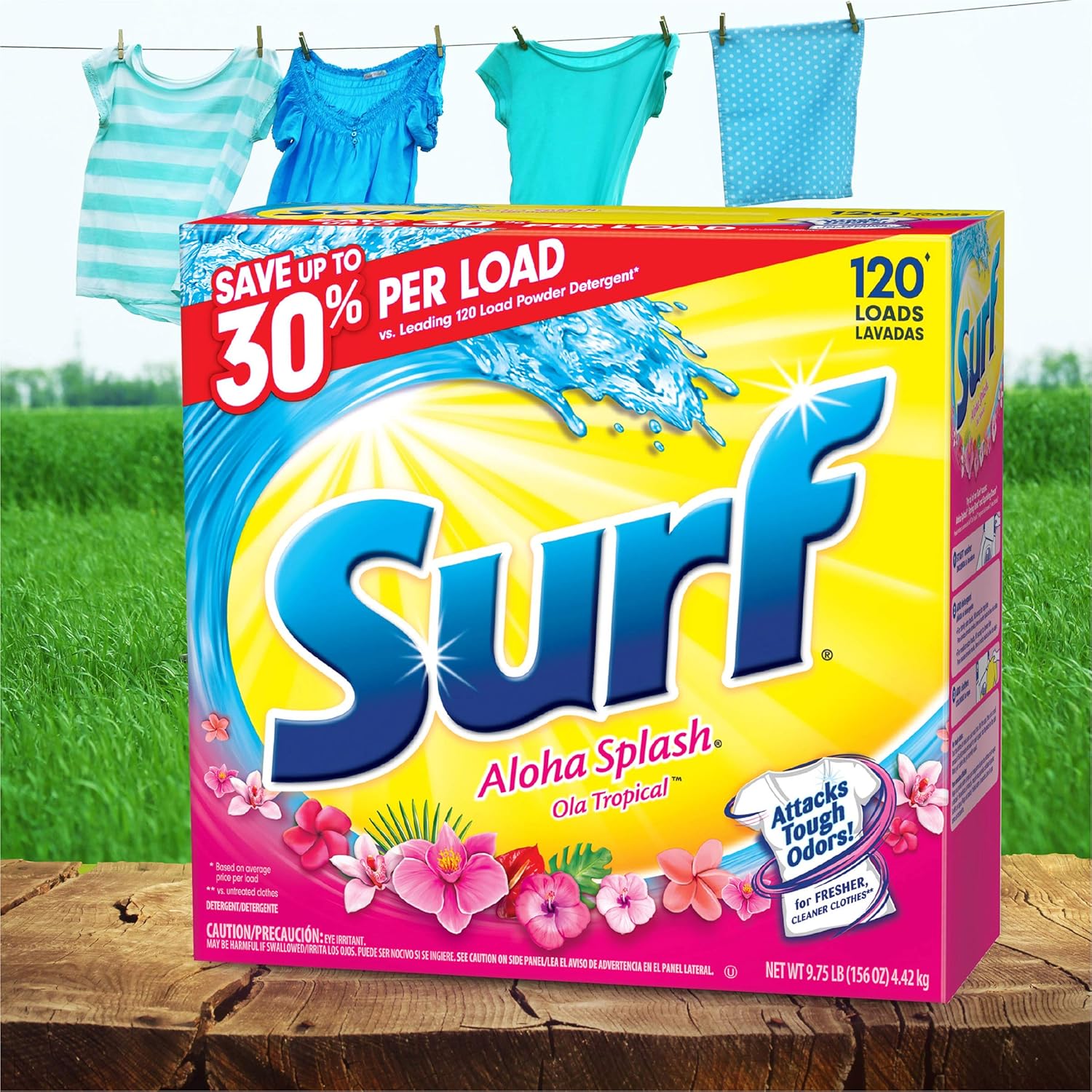 Surf Powder Laundry Detergent, Aloha Splash, 156 Ounce, 120 Loads-1