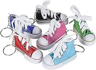 Rhode Island Novelty 3 Inch Sneaker Keychains Lot of 12 Assortments May Vary