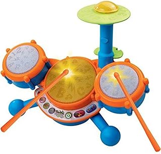 VTech KidiBeats Kids Drum Set, Orange