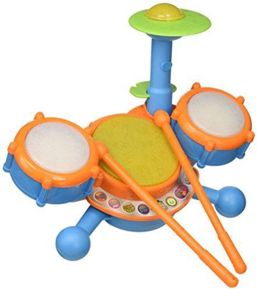 VTech KidiBeats Kids Drum Set, Orange-1