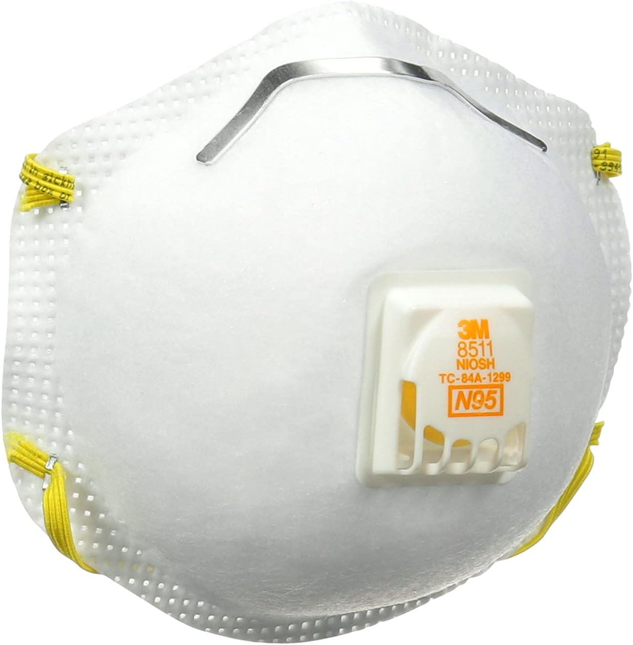 3M N95 Respirator 8511, 10 Pack, NIOSH-APPROVED N95, Features 3M COOL FLOW Exhalation Valve, Relief From Dusts & Certain Particles During Sanding, Pollen, Mold Spores, Dust Particles (8511DB1-A-PS)-11