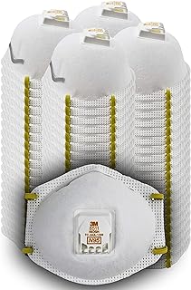 3M 8511 Particulate Disposable Respirator, N95, Pack of 80, NIOSH APPROVED, Cool Comfort and Fewer Pressure Points with Dual Point Attachment for Grinding, Sanding, Sawing, Sweeping, Dust, Smoke