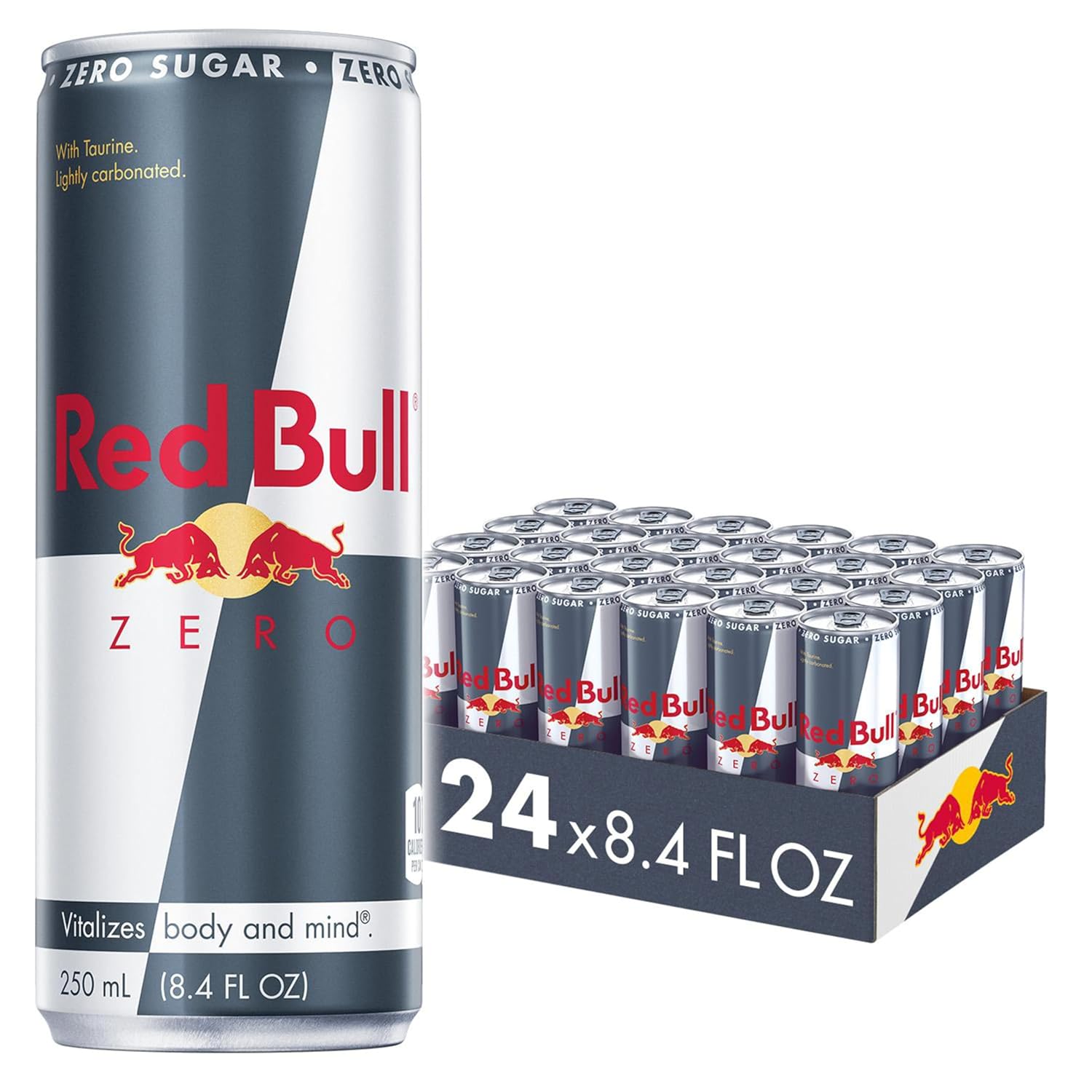 Red Bull Energy Drink, Total Zero, 8.4 Fl Oz, (Pack of 24)-0