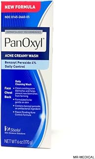 PanOxyl Creamy Acne Wash, 6 oz (3 Pack)