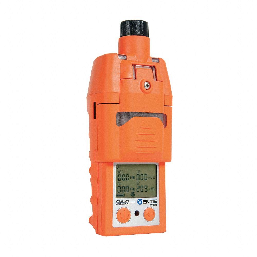 MX4 Ventis, LEL (Pentane), CO, H2S, O2, Li-ion extended Battery, Desktop Charger, pump, High Visibility Orange-0