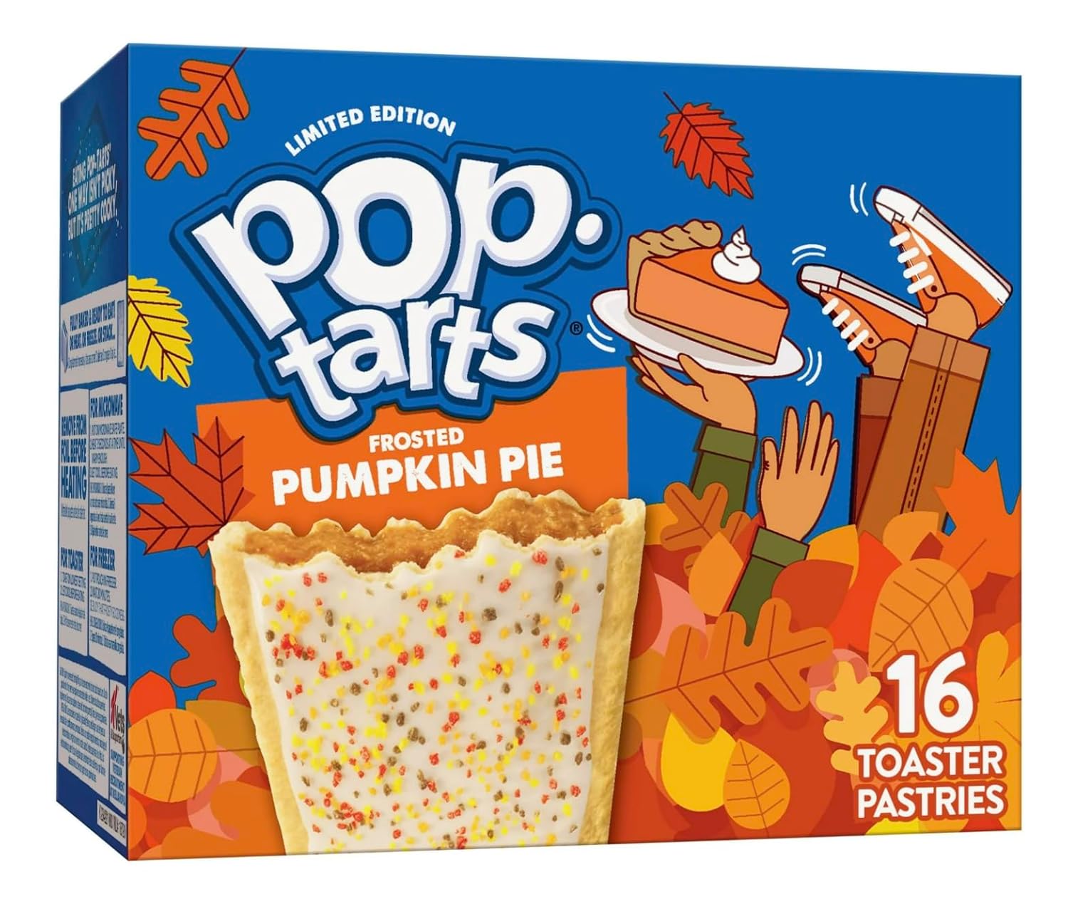 Kellogg's, Pop Tarts, Pumpkin Pie, Limited Edition, 16-Count, 28.2oz Box-0