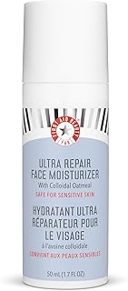 First Aid Beauty Ultra Repair Face Moisturizer – Lightweight, Hydrating Face Lotion for All Skin Types, 1.7 Oz