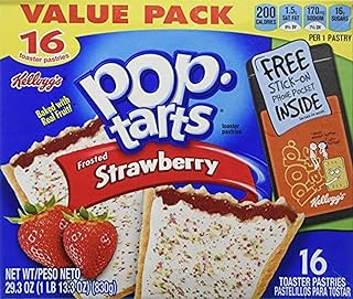 Kellogg's Pop-tarts Frosted Strawberry 16 Count