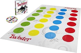 Hasbro Twister Party Classic Board Game for 2 or More Players,Indoor and Outdoor Game for Kids 6 and Up,Packaging May Vary