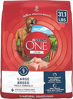 Purina ONE Plus Large Breed Adult Dog Food Dry Formula - 31.1 lb. Bag