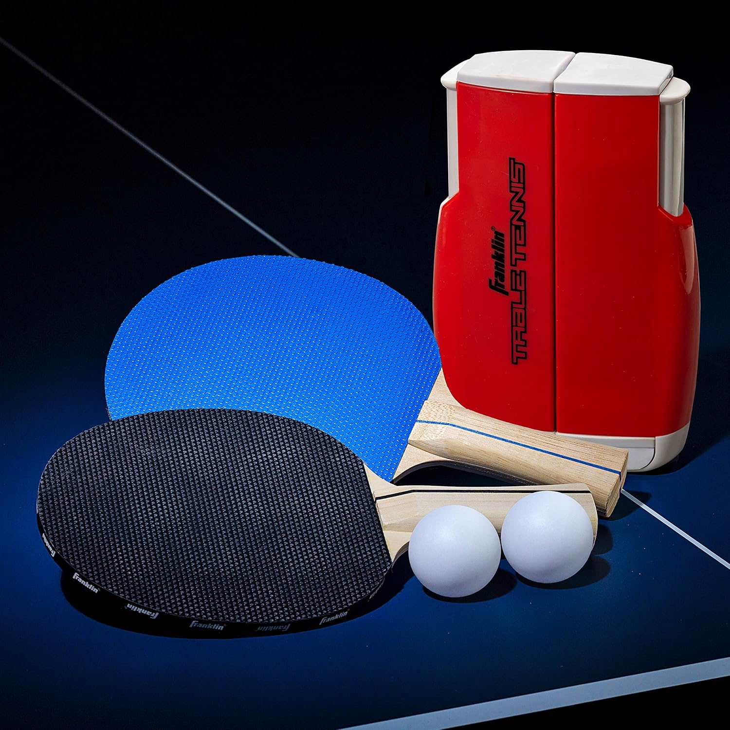 Franklin Sports Table Tennis to Go Portable Ping Pong Set - Table Top Ping Pong Net + (2) Paddles - Ping Pong Balls Included - 2 Players-6