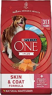 Purina ONE Natural, Sensitive Stomach Dry Dog Food, +Plus Skin & Coat Formula - 31.1 lb. Bag