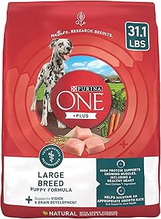 Purina ONE Plus Large Breed Puppy Food Dry Formula - 31.1 lb. Bag