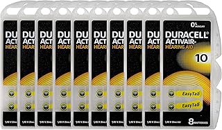 DURACELL Activair Hearing Aid Batteries: Size 10 (80 Batteries)