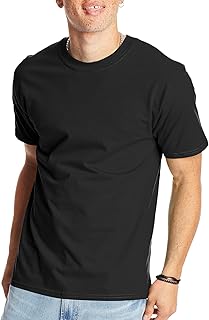 Hanes Mens Beefyt T-Shirt, Heavyweight Cotton Crewneck Tee, 1 Or 2 Pack, Available In Tall Sizes