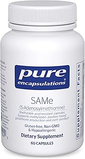 Pure Encapsulations SAMe S-Adenosylmethionine 180's - Supports Joint Health & Glutathione Production* - Gluten Free & Non-GMO - 60 Capsules