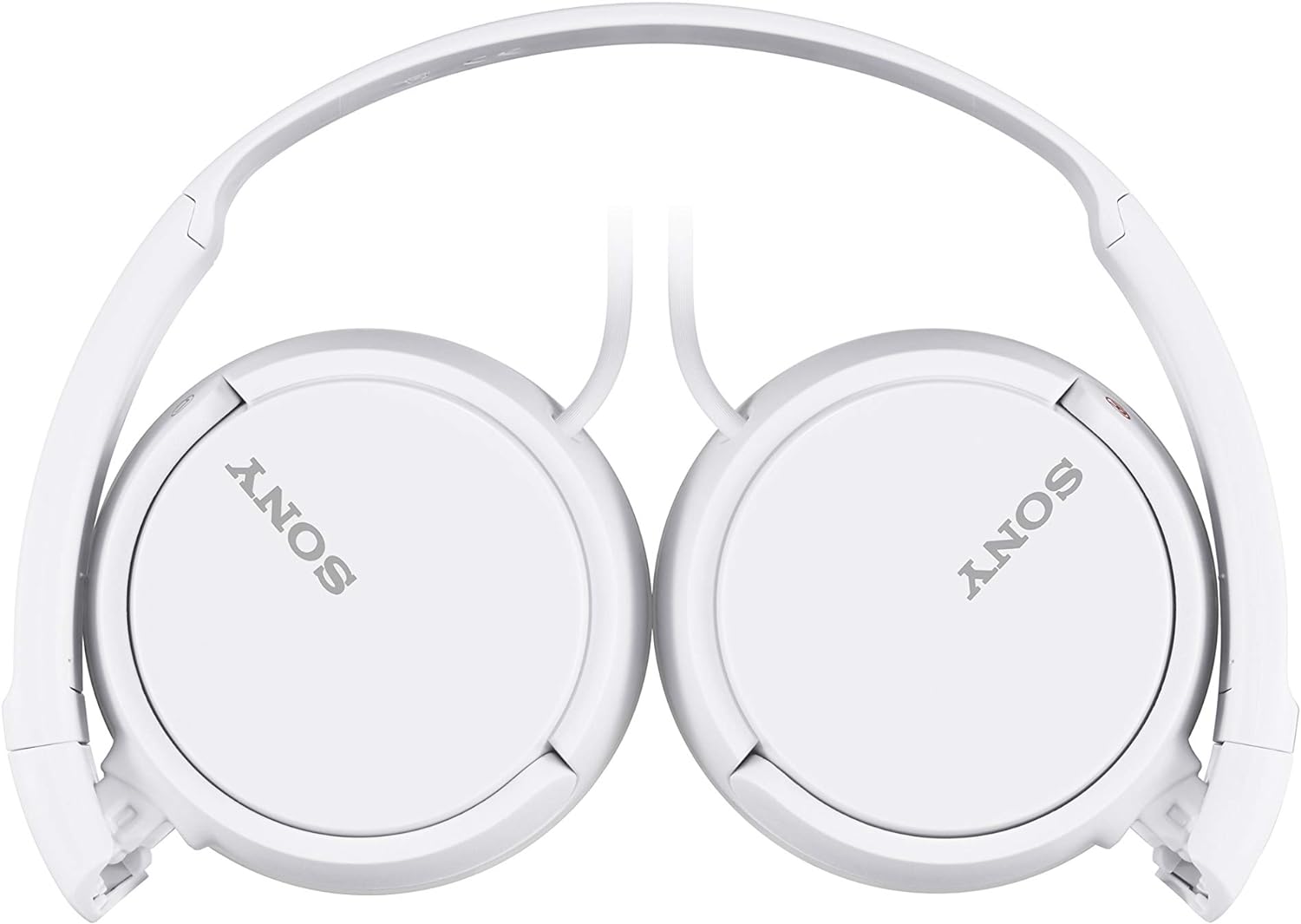 Sony ZX Series Wired On-Ear Headphones, White MDR-ZX110-1