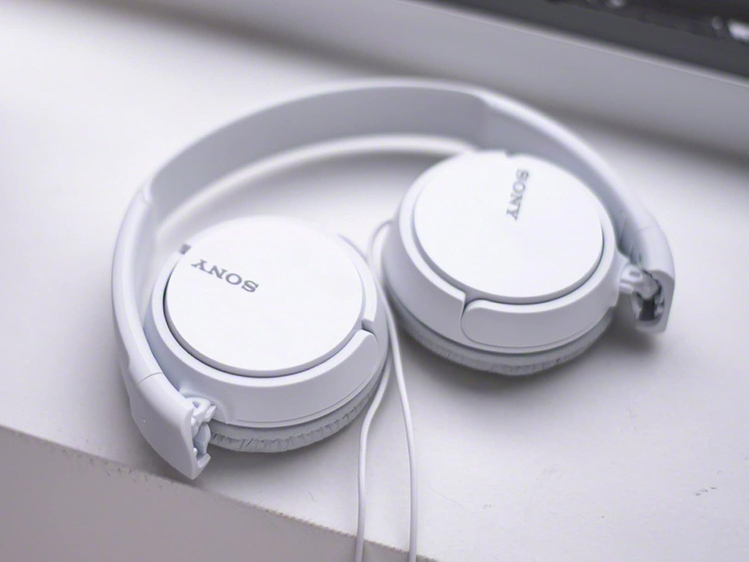 Sony ZX Series Wired On-Ear Headphones, White MDR-ZX110-3