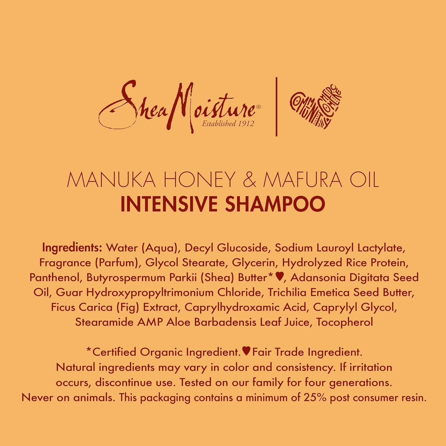 SheaMoisture Intensive Hydration Shampoo for Dry, Damaged Hair Manuka Honey and Mafura Oil Sulfate-Free 13 oz-11