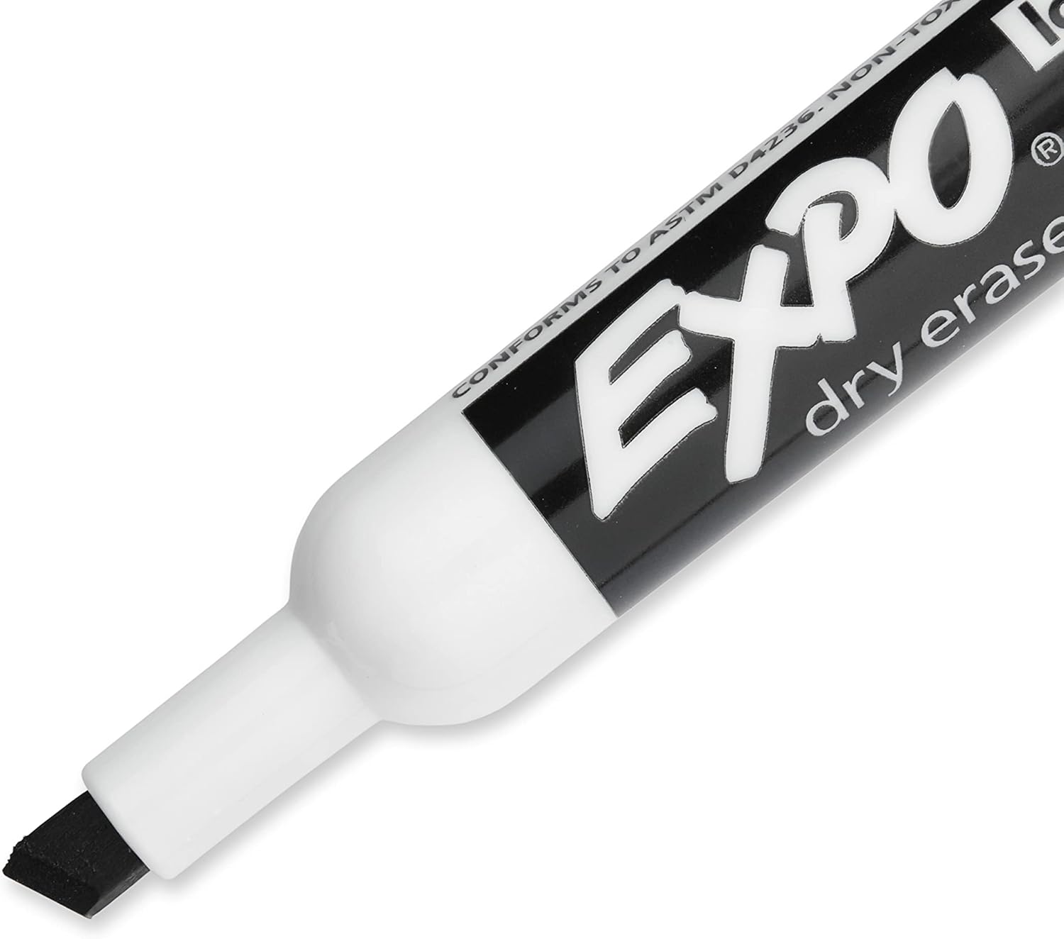 EXPO Dry Erase Markers, Chisel Tip, Black, Low-Odor, Pack of 36, Perfect for Whiteboards, Non-Porous Surfaces & Home Offices-3