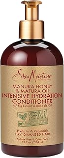 SheaMoisture Conditioner Intensive Hydration for Dry, Damaged Hair Manuka Honey and Mafura Oil to Nourish and Soften Hair 13 oz